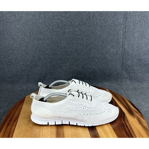 Cole Haan Women's OriginalGrand Stitchlite White Wingtip Oxford W11514 Size 9B - Picture 1 of 11